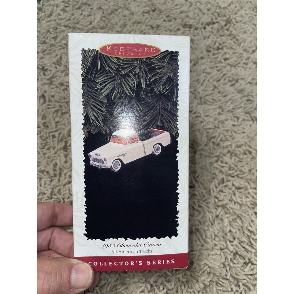 Hallmark Ornament Collector' Series 1955 Chevrolet Cameo All American‎ - In Box